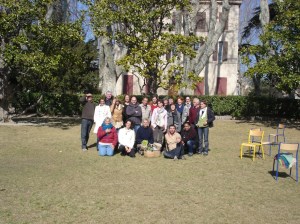 Lors d'une formation menée avec le Réseau des Jardins Solidaires Méditerranéens