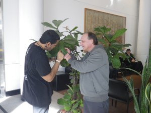 Matt avec un patient