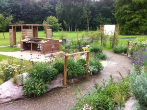 Un des jardins de l'EPHAD de Savigny-le-Temple
