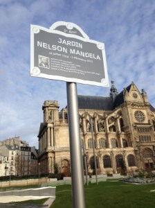Le jardin des Halles nouvellement réouvert portera le nom de Nelson Mandela.