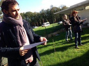 Sébastien Guéret pendant une formation à Chaumont-sur-Loire