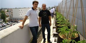 Alexandre Belin et Cédric Jules de Macadam Gardens, Thomas Laurent est l'autre fondateur  (D.T. /Metronews) 