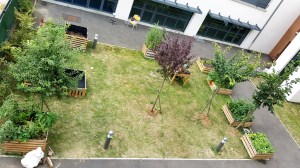 Le jardin au Foyer d'Accueil Médicalisé d'Herblay